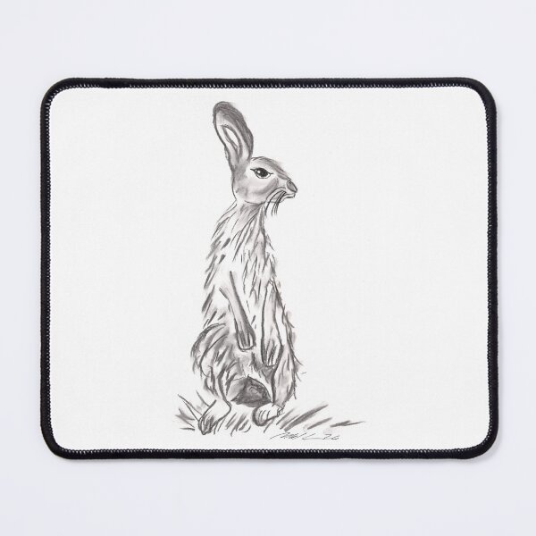 Item preview, Hare, Charcoal designed and sold by Anke‘s Bazaar.