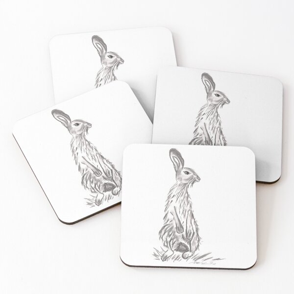 Artikelvorschau, Hase, Holzkohle entworfen und verkauft von Anke‘s Bazaar.