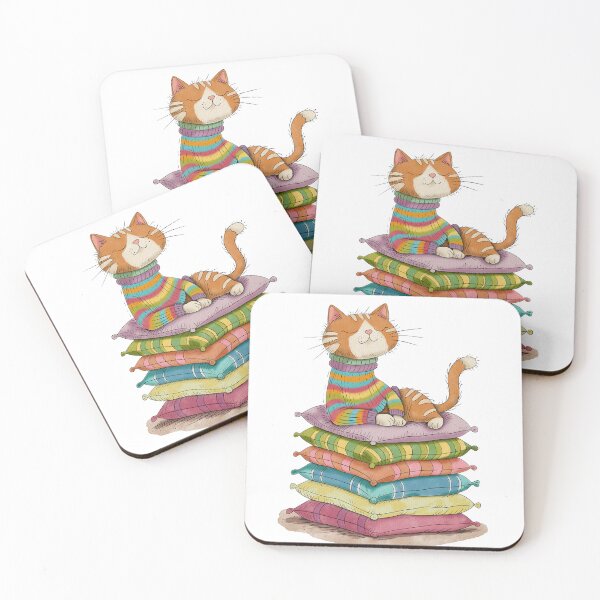 Item preview, Cute Cozy Orange Cat designed and sold by SimoesArtistry.