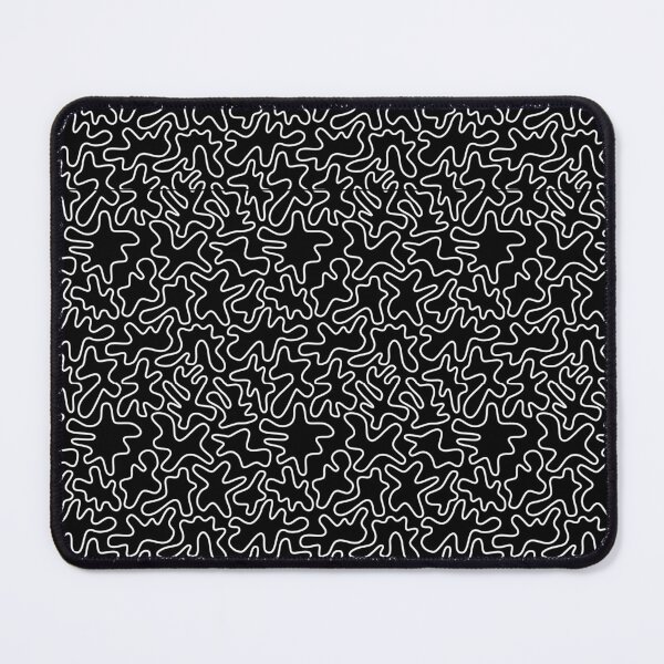 Item preview, Abstract White Line Blob Pattern Graphic designed and sold by ReGenDx.