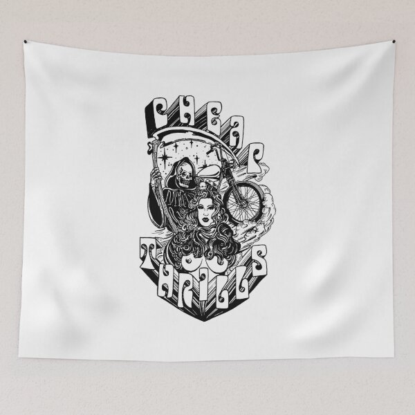 Item preview, Silhouette Style Skull Indie Rock Song  designed and sold by BanannaBones.