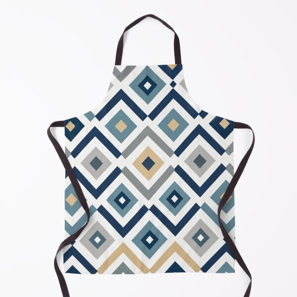Item preview, Geometric Blue & Gold Pattern designed and sold by Punch-E415.