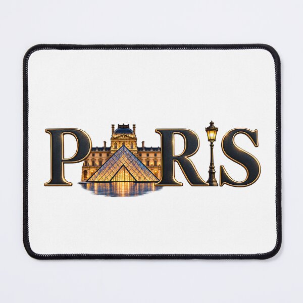 Item preview, Paris Louvre Pyramid – Elegant France Travel & Paris Lover Design designed and sold by SVALANART.