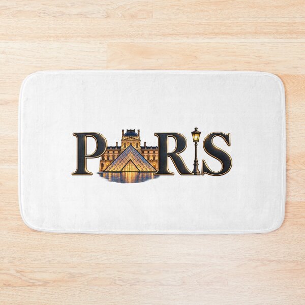 Item preview, Paris Louvre Pyramid – Elegant France Travel & Paris Lover Design designed and sold by SVALANART.
