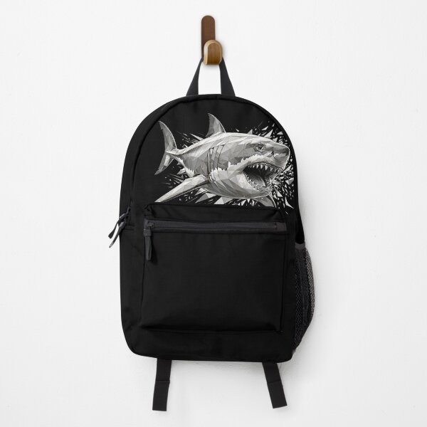 Item preview, Shattered Shark - Geometric Great White Attack designed and sold by Fulaly.