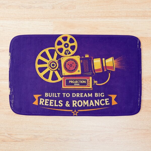 Artikelvorschau, Hollywood Picture Palace Reels Romance Vintage Art entworfen und verkauft von Cine8.