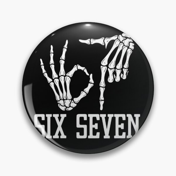 Item preview, Six Seven Skeleton Hands 67 Meme Funny Halloween Viral Trend designed and sold by haitrieuic96.