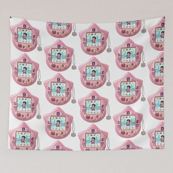 Item preview, Steven Universe Retro Pixel Tamagotchi Cookie Cat Sticker designed and sold by 0Zetgest.