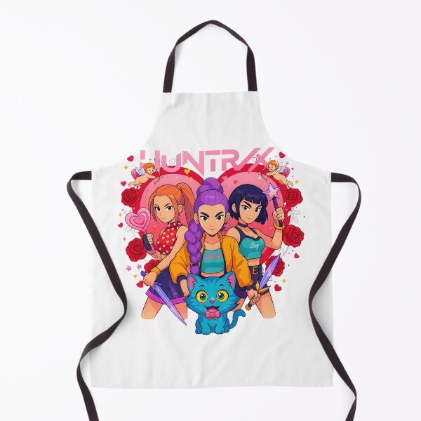 Item preview, Magical Pink Heart Hunters Anime Trio With Cute Cat Design designed and sold by JohnButle27818.