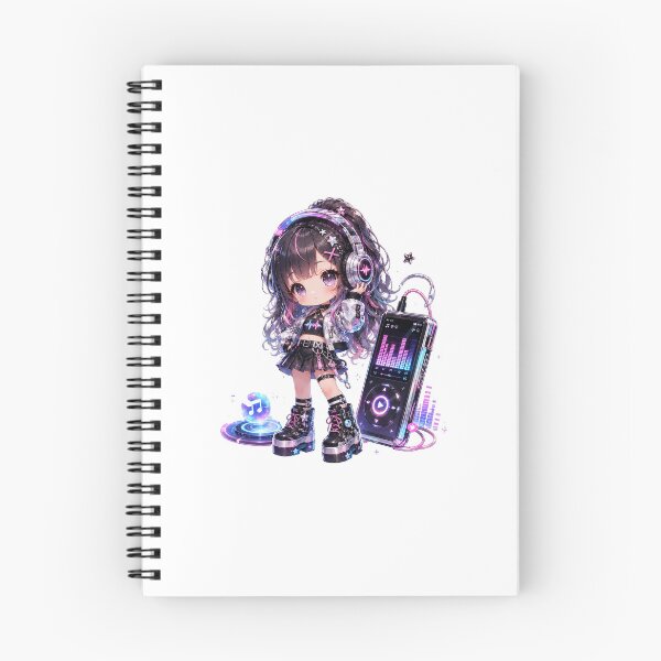 Item preview, Cyber DJ Doll Sticker designed and sold by blossomfun.