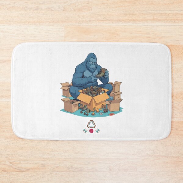 Item preview, Bigfoot Unpacking Gear Pile - Funny Sasquatch Hiking Boots & Camping Art T-Shirt designed and sold by Whimsy Trail Co.