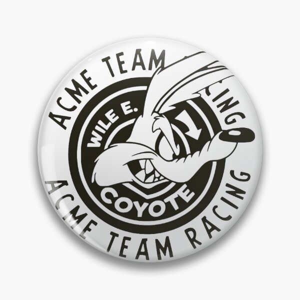 Artikelvorschau, ACME Team Racing – Wile E. Coyote Retro-Logo entworfen und verkauft von WATEKE.