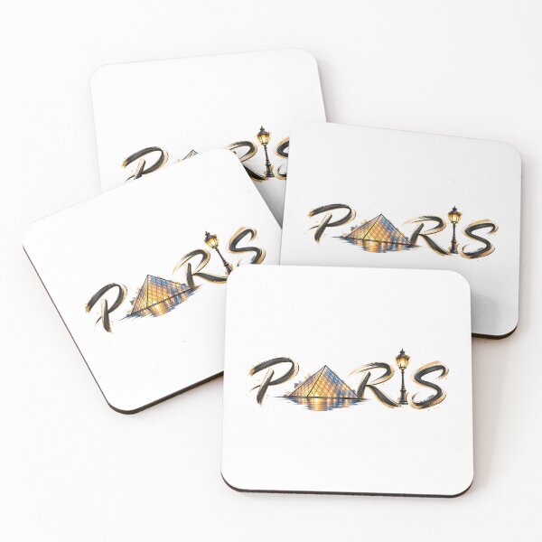 Item preview, I Louvre Paris – Paris Love Pun with Louvre Pyramid & Eiffel Tower designed and sold by SVALANART.