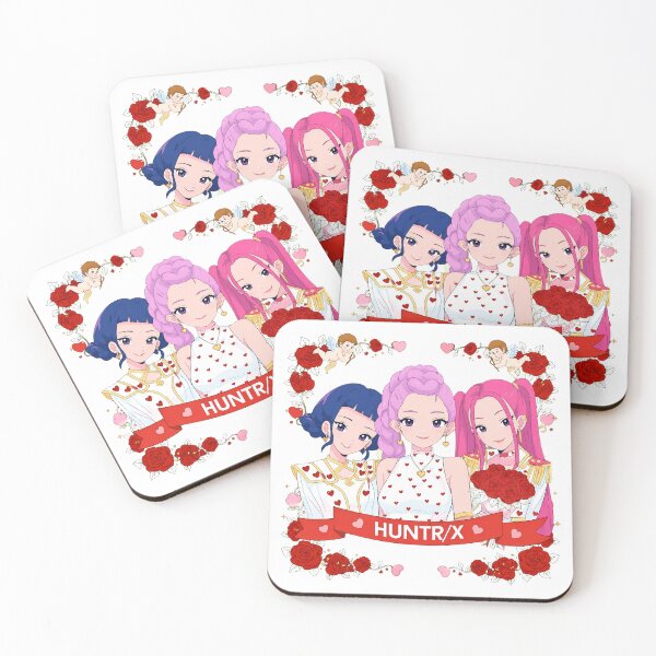 Item preview, Romantic Anime Girl Trio With Roses And Hearts designed and sold by WilliamTh31257.