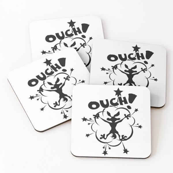 Item preview, Wile E. Coyote – OUCH! Retro Impact Poster designed and sold by WATEKE.