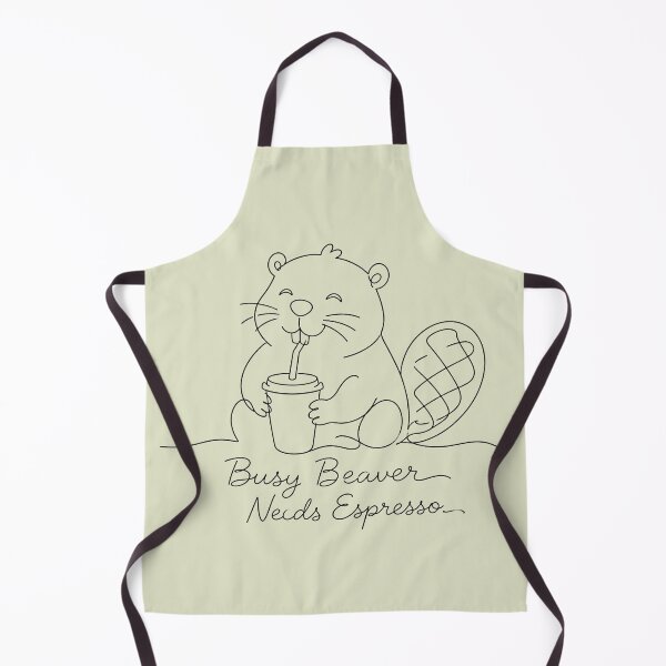 Item preview, Busy Beaver Needs Espresso – Funny Coffee Beaver Sticker | Cute Woodland Animal Caffeine Lover Gift designed and sold by ManggaeJM.
