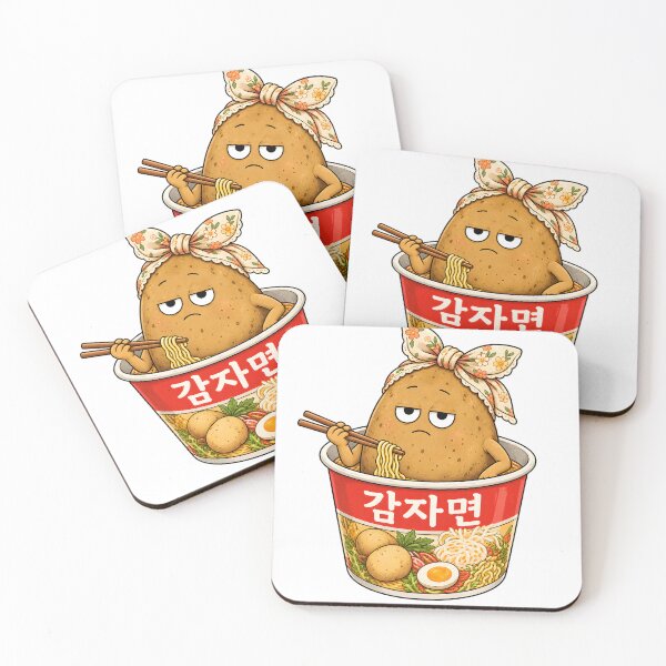 Item preview, Funny Potato Ramen Character designed and sold by ODDIPOP.