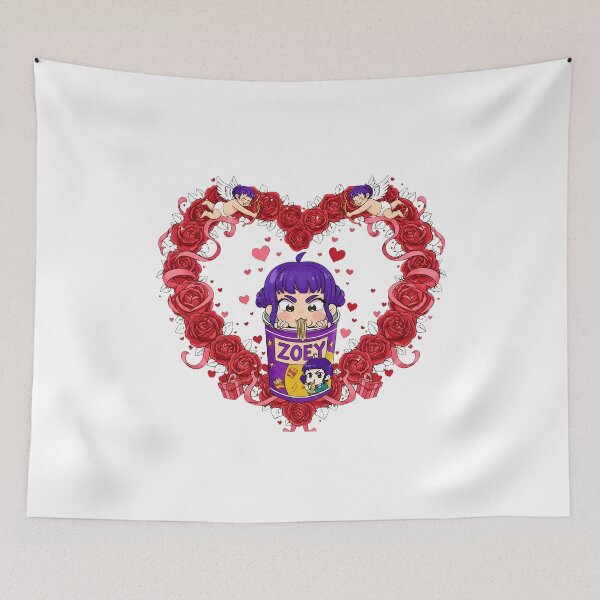 Item preview, Cute Purple Hair Cupid Love Rose Heart Design designed and sold by JamesVela80988.