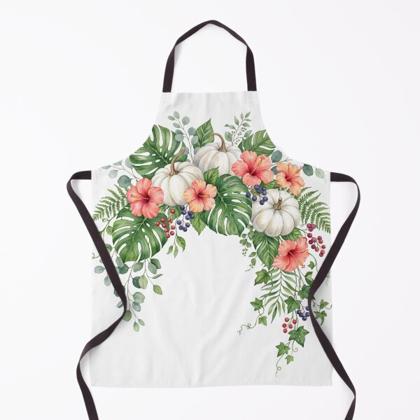 Item preview, Watercolor Pumpkin Floral Fall designed and sold by     Sela Art .