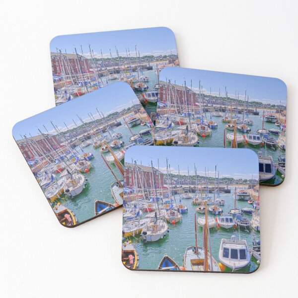 Item preview, The small harbour at North Berwick full of yachts and small boats designed and sold by Violaman.