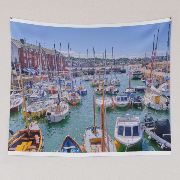 Item preview, The small harbour at North Berwick full of yachts and small boats designed and sold by Violaman.