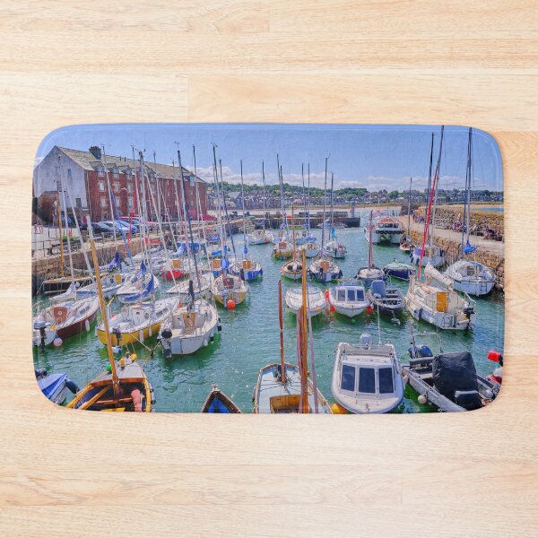 Item preview, The small harbour at North Berwick full of yachts and small boats designed and sold by Violaman.