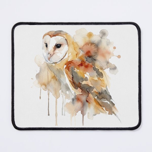 Item preview, Barn Owl Wing Extended, Rust and Grey designed and sold by caracatita75.