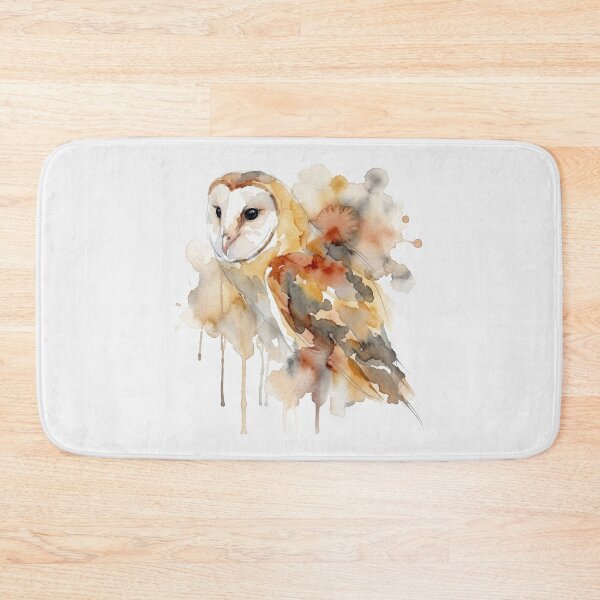 Item preview, Barn Owl Wing Extended, Rust and Grey designed and sold by caracatita75.