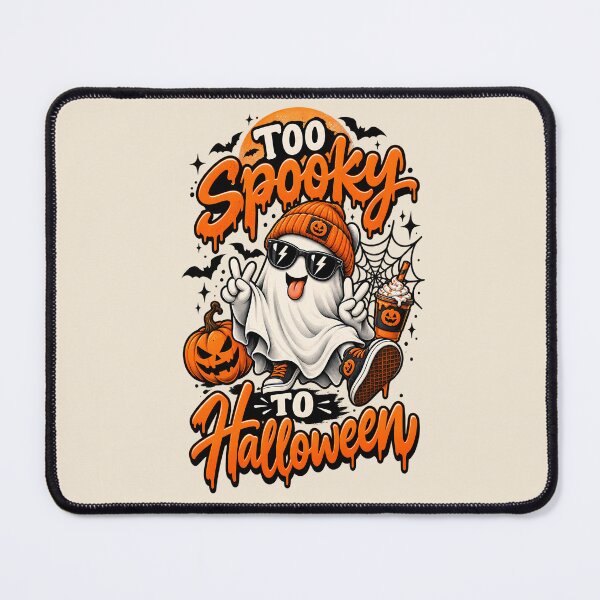 Item preview, Too Spooky for Halloween - Cute Streetwear Ghost designed and sold by Fragy72.