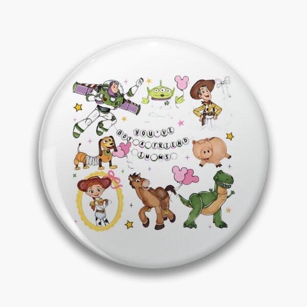 Artikelvorschau, Niedliche Weltraum-Spielzeugfiguren Freundschaftsaufkleber-Kunst entworfen und verkauft von JanetDiaz93774.