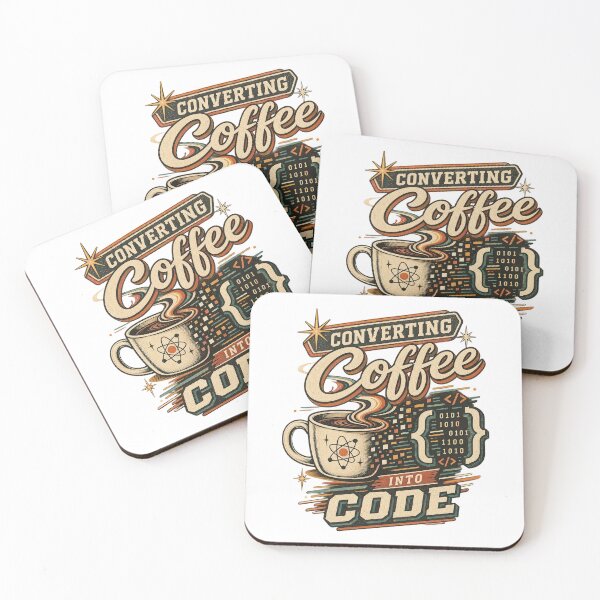 Item preview, Coffee Into Code – Retro Programmer Software Developer Coding Design designed and sold by Retroteez.
