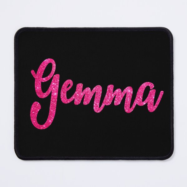 Item preview, Gemma Hot Pink Sparkly Personalised Name Design designed and sold by CamilasPrints.