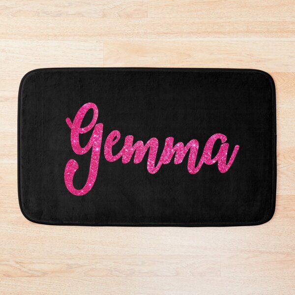 Item preview, Gemma Hot Pink Sparkly Personalised Name Design designed and sold by CamilasPrints.