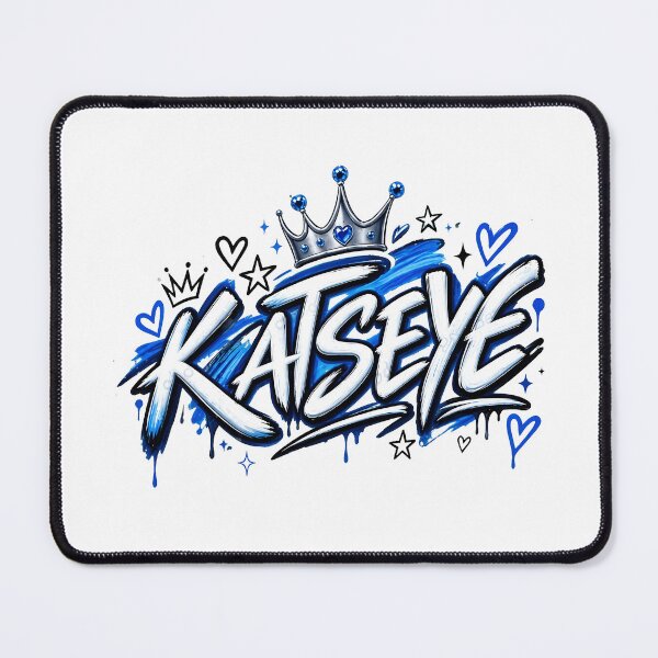 Item preview, Royal Blue Graffiti Style KASEY Crown Name Artwork designed and sold by Christoph19611.