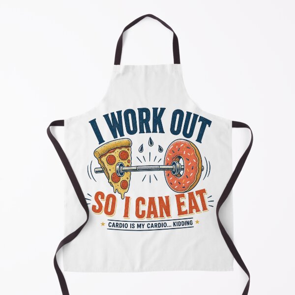 Item preview, I Work Out So I Can Eat Gym T-Shirt — Light Version designed and sold by TheOddPrints.