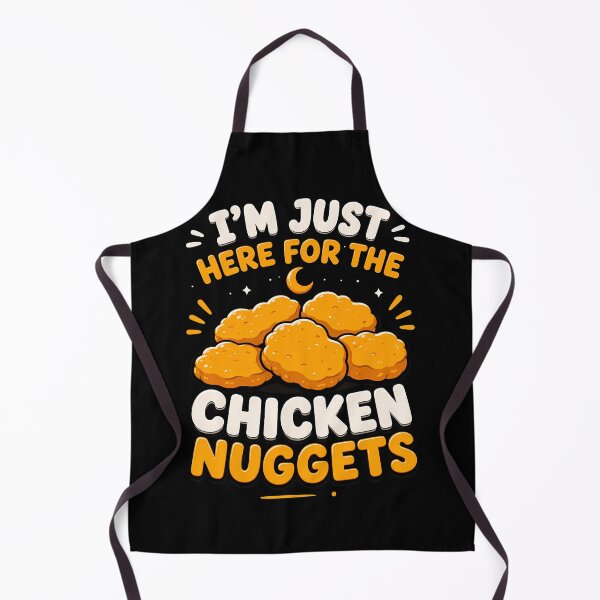Item preview, I'm Just Here for the Chicken Nuggets Fun Design designed and sold by rafaeltto.