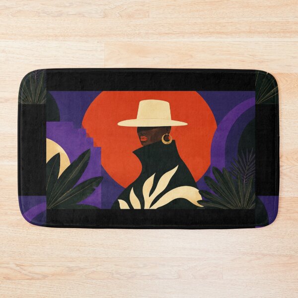 Item preview, Scarlet Sun Muse – Afrocentric Retro Fashion Portrait designed and sold by Tidal Arts.