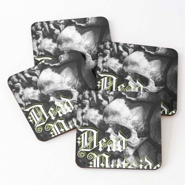 Item preview, Dead Outside – Gothic Skull Blackletter Design designed and sold by Kromia.