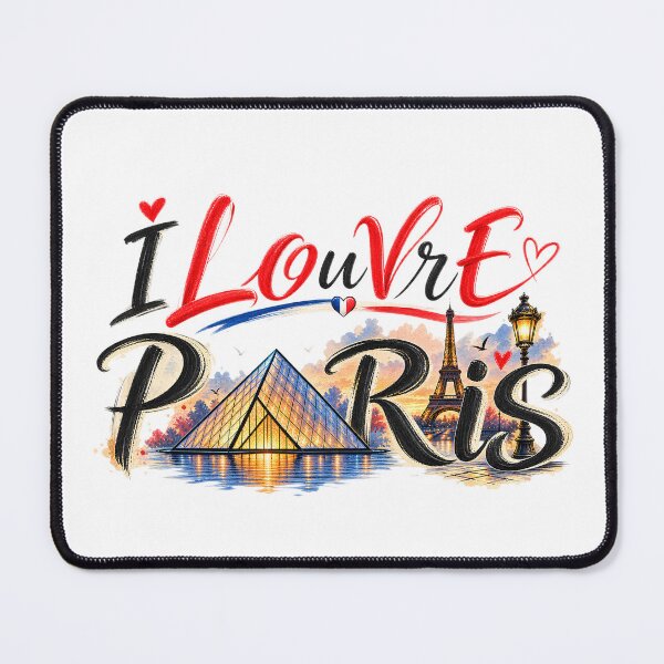 Item preview, Paris Louvre at Night – Elegant Louvre Pyramid France Travel Design designed and sold by SVALANART.