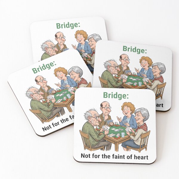 Item preview, Bridge: Not for the Faint of Heart – Funny Bridge Player designed and sold by Sekla-Studio.