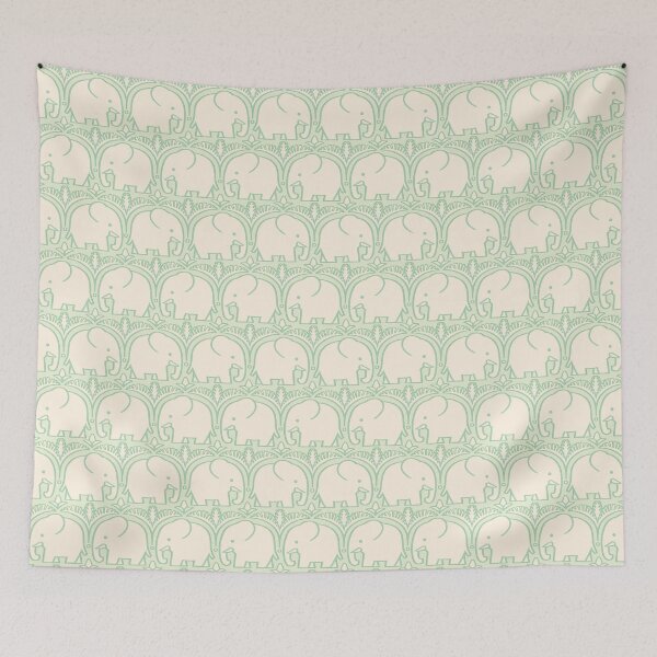 Item preview, Elephant Jungle - ebf1d9 designed and sold by knitetgantt.
