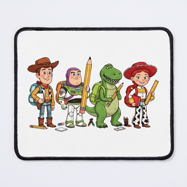 Item preview, Playful Cartoon Toy Characters With Creative School Vibes designed and sold by JosephPie12689.