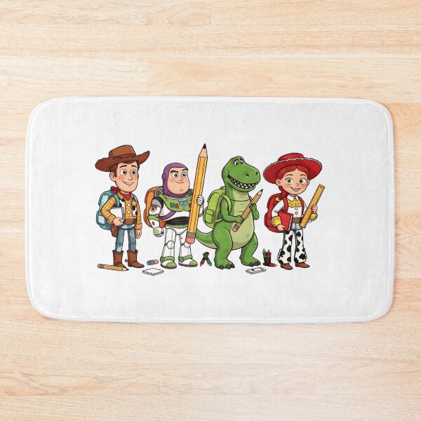 Item preview, Playful Cartoon Toy Characters With Creative School Vibes designed and sold by JosephPie12689.