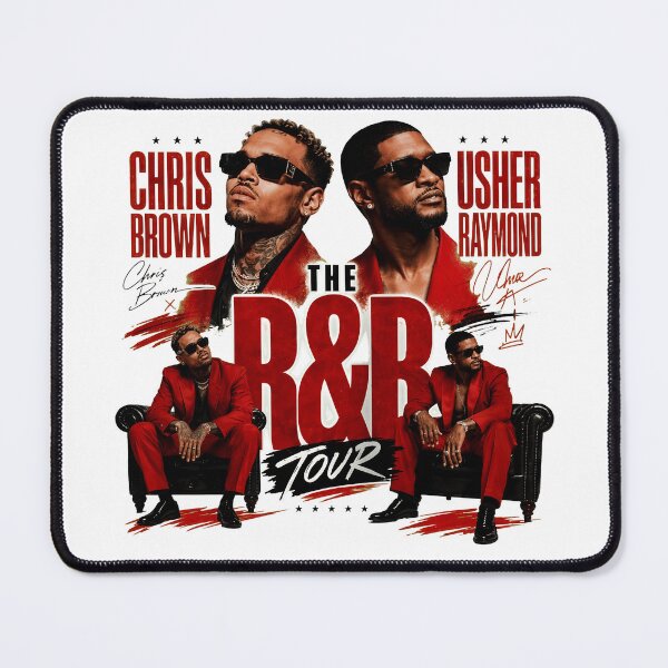 Item preview, Chris Brown Usher Raymond R&B Tour Style Artwork designed and sold by Christoph19611.
