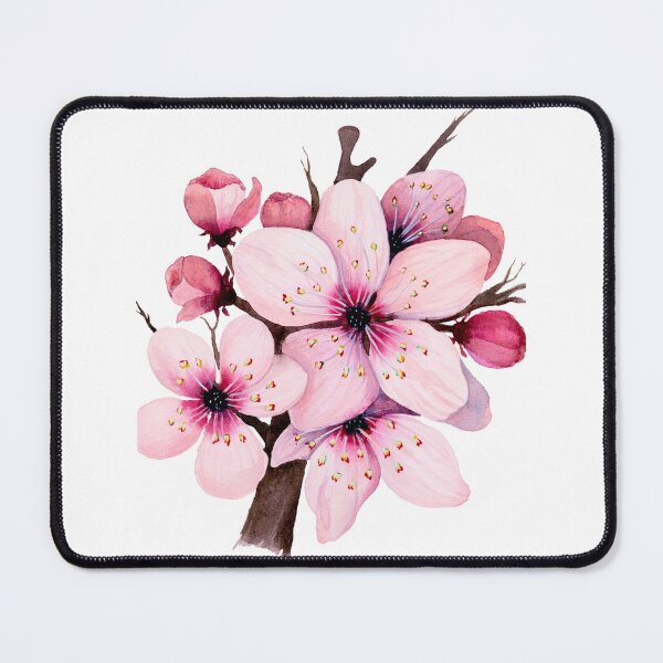 Item preview, Blossom Gathering | Pink Spring Flowers Watercolour designed and sold by ArithraStudio.