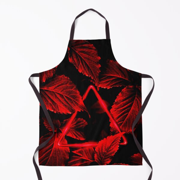 Item preview, Neon Red Triangle in Crimson Leaves designed and sold by Exodoi.