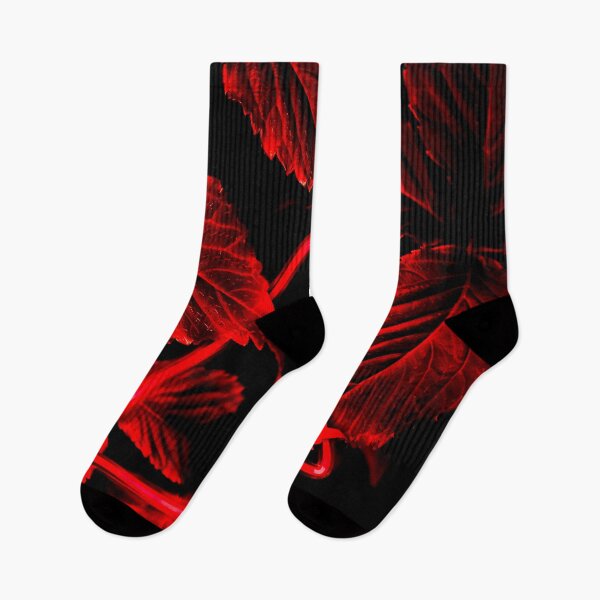 Item preview, Neon Red Triangle in Crimson Leaves designed and sold by Exodoi.