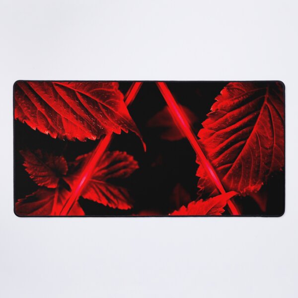 Item preview, Neon Red Triangle in Crimson Leaves designed and sold by Exodoi.