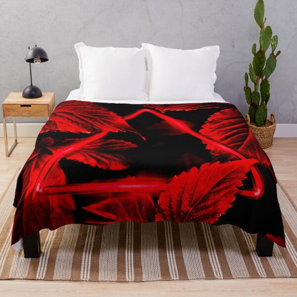 Item preview, Neon Red Triangle in Crimson Leaves designed and sold by Exodoi.