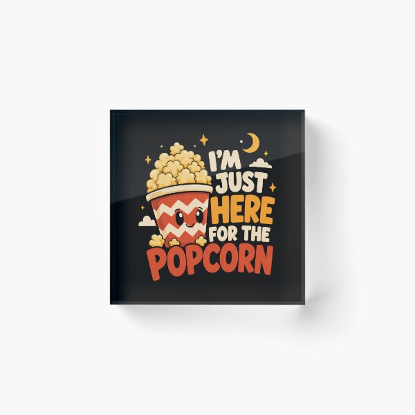 Item preview, Cute popcorn design for movie lovers designed and sold by rafaeltto.